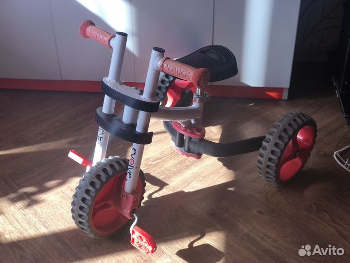 Велосипед трансформер беговел Y-bike Evolve Trike