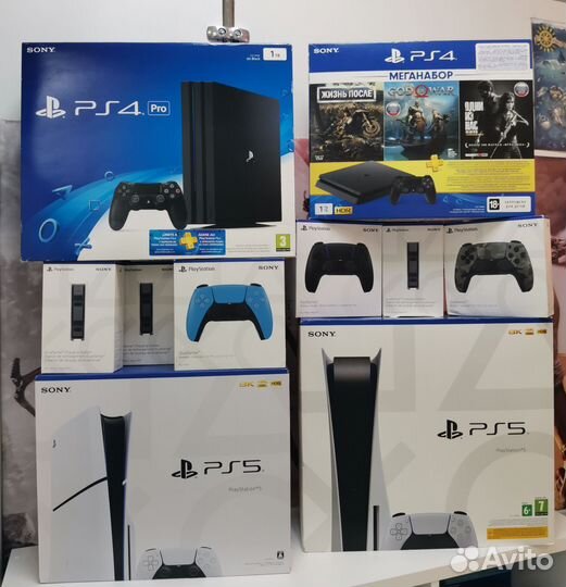 Новые playstation 5 и б/у Ps 4,PS 4 Pro