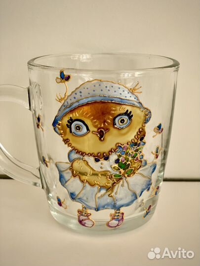 Детская кружка с росписью