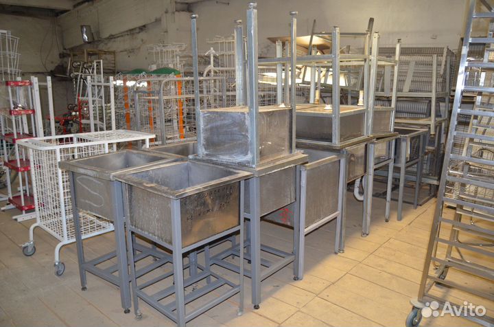 Ванны моечные из нержавеющей стали