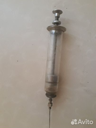 Шприц стеклянный СССР