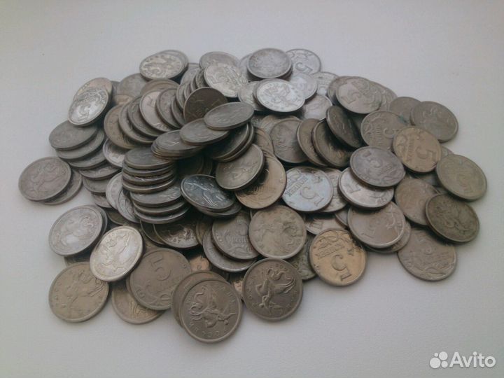 Монета 1коп и 5коп РФ Обмен, продажа