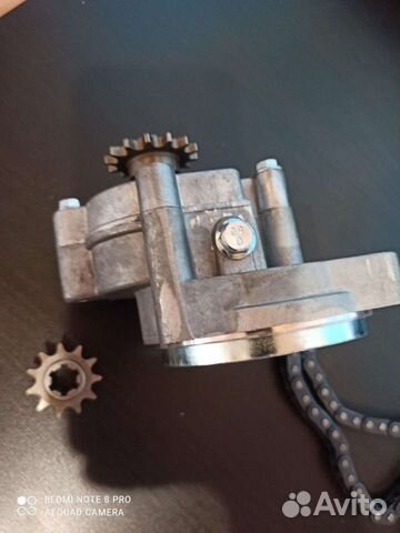 Редуктор 1:5 на двигатель триммера