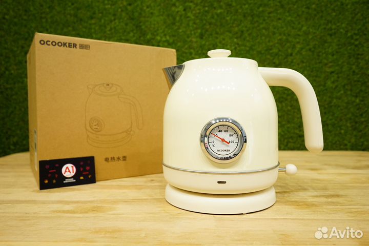 Чайник Xiaomi Qcooker Kettle, с датчиком, Белый EU