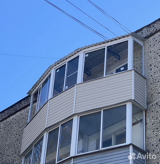 Монтаж окон пвх,остекление отделка балконов