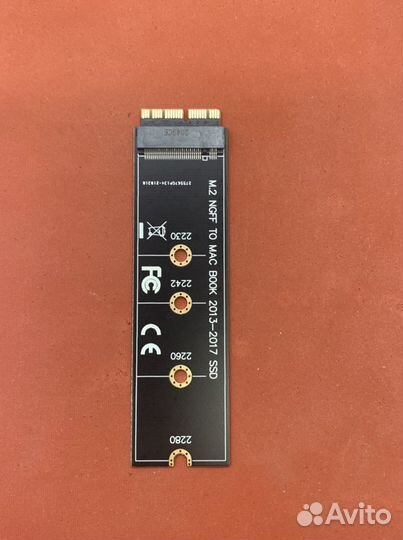 Apple SSD адаптер M2 NVMe PCI-E MacBook Pro Air