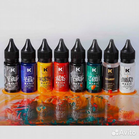 Набор красок для тату 