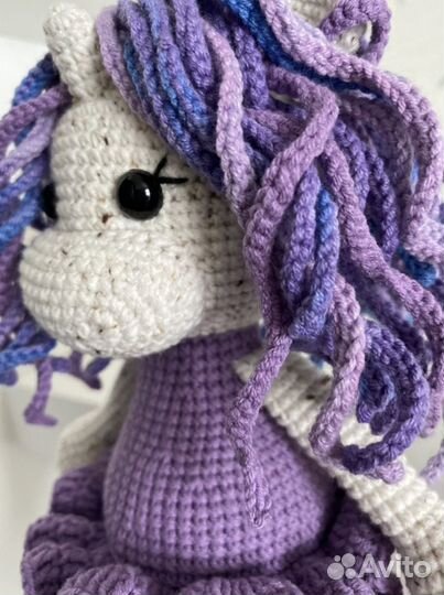 Кукла единорог крючком