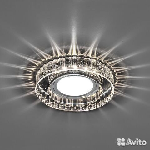 Светильники точечные встраиваемые с подсветкой