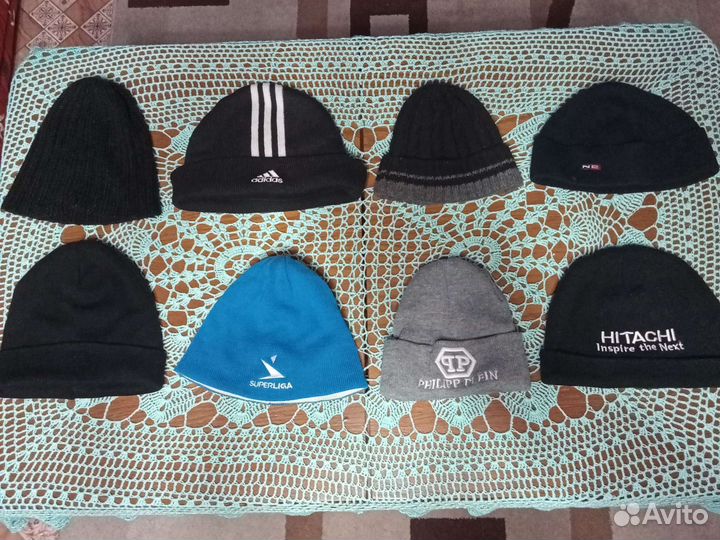 Мужские шапки пакетом