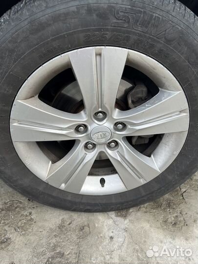 Литые диски r 17 kia sportage3 оригинал