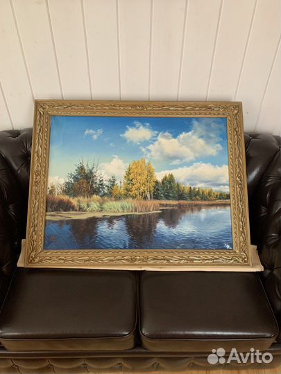 Картина Июль большая на холсте Художник 93х72,5