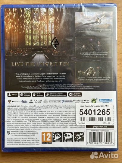 Hogwarts legacy ps5 диск