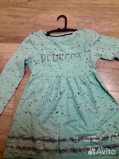 Вещи пакетом на девочку 104 110