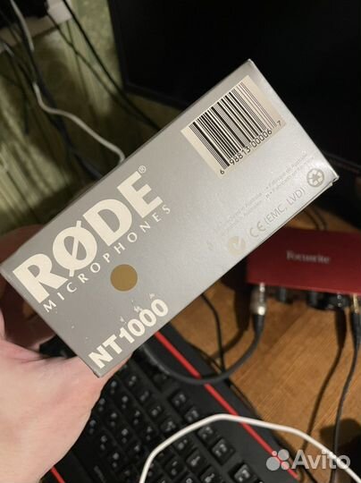 Студийный микрофон Rode NT1000+стойка+кабель