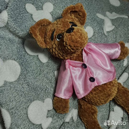 Игрушка ручной работы вязаная