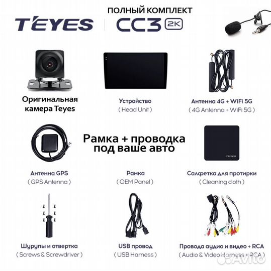 CC3 2K Teyes KIA RIO YB