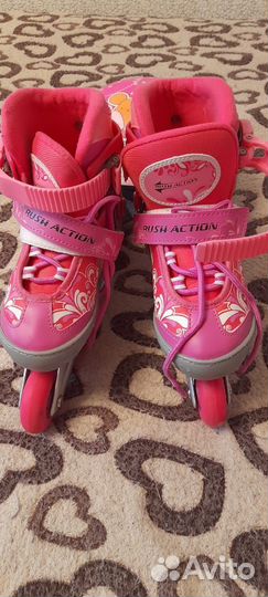 Роликовые коньки детские раздвижные