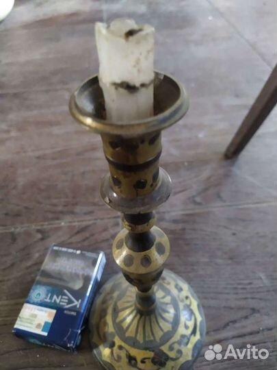Подсвечник, старинный, индия