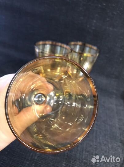 Бокалы цветное стекло СССР за всё