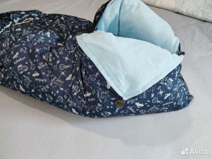 Конверт зимний для новорожденного