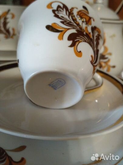 Сервиз кофейный рижский винтаж СССР