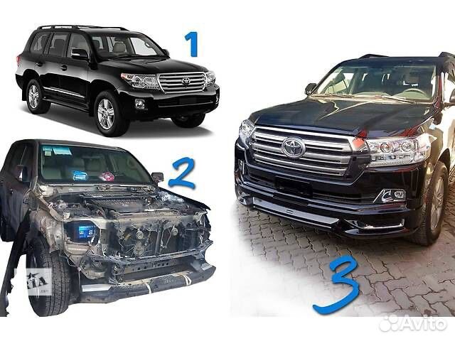 Рестайлинг land cruiser 200 переделка под 2019