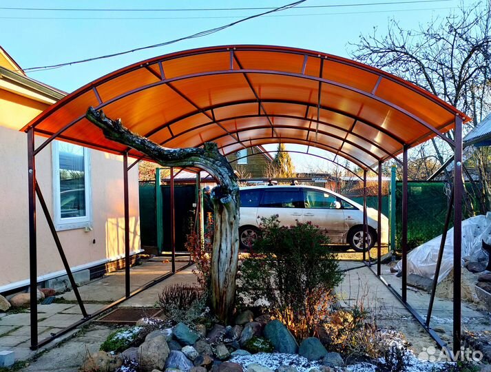 Навес практичный Оптима - 6 (3,6 х 6,0м)