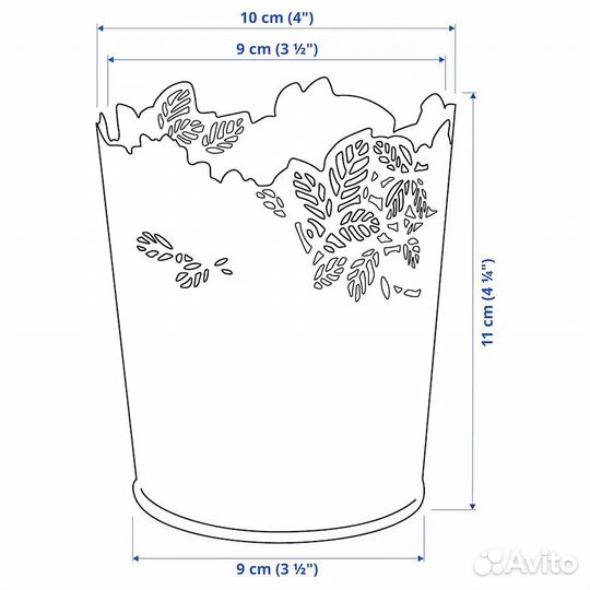 Кашпо IKEA самверка
