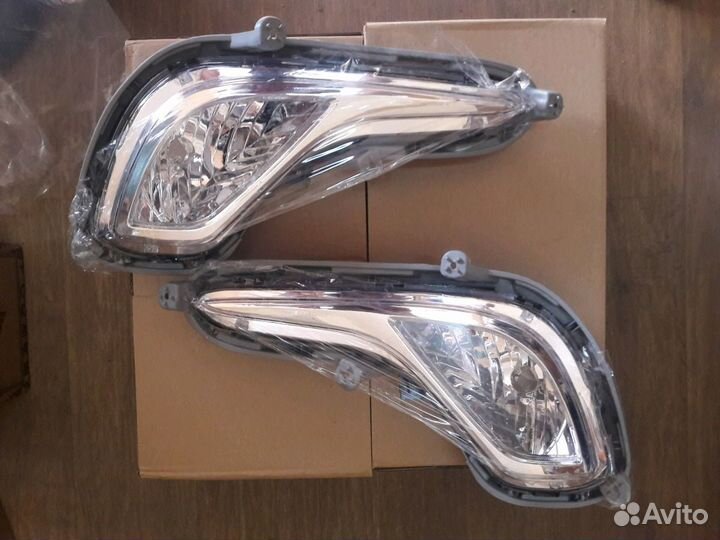 Проивотуманная фара Hyundai Solaris 2010-2014