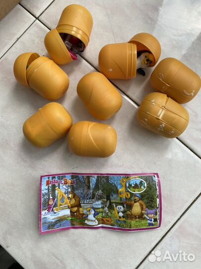 Киндер сюрприз маша и медведь