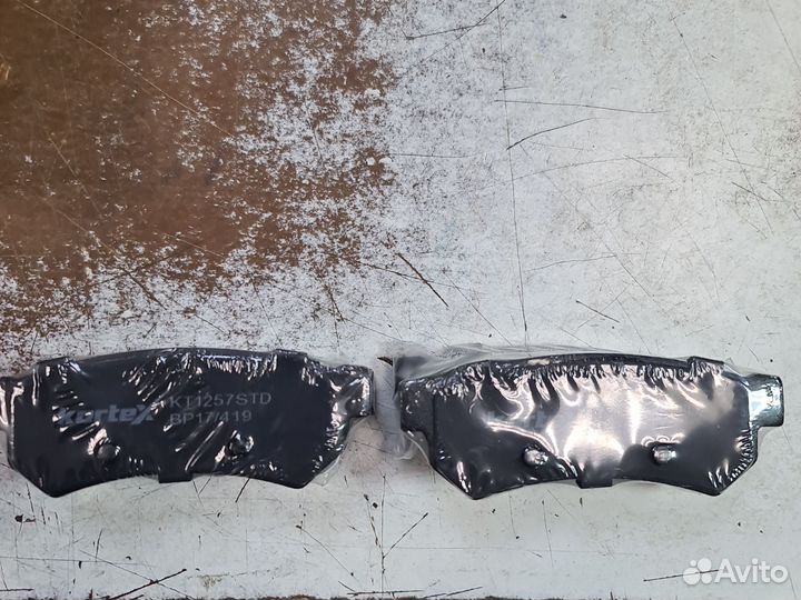 Колодки тормозные дисковые задние Kortex KT1257STD