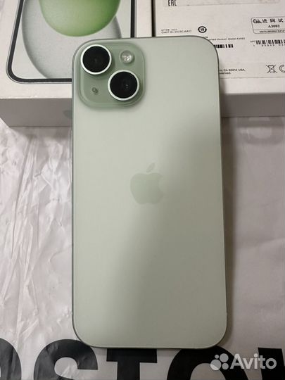 iPhone 15 128gb dual sim акб 100%