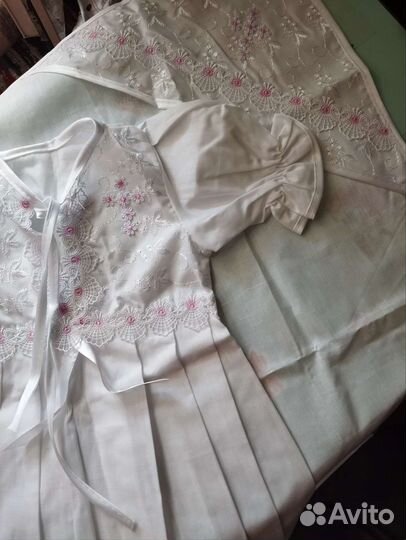 Новые крестильные детские наборы/рубашки/сорочки