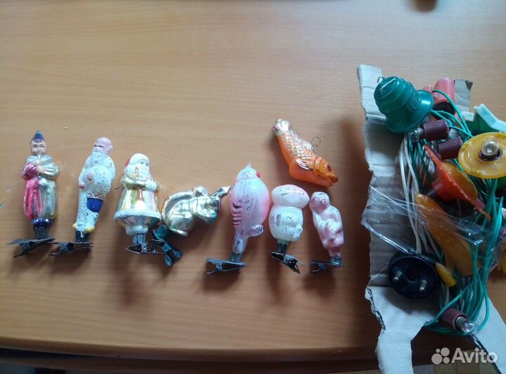 Ёлочные игрушки на прищепке