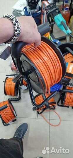 Удлинитель на катушке атлант пвс 3x1.5 50 м