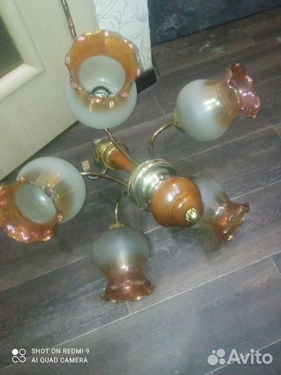 Люстра потолочная подвесная бу