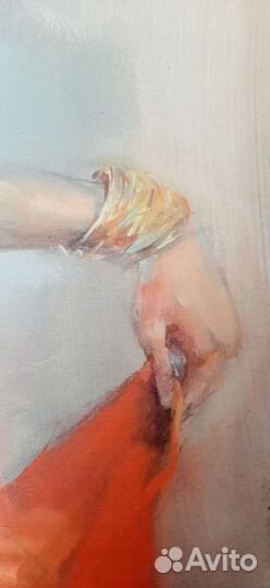 Большая картина. Фламенко. Холст 1х1,5