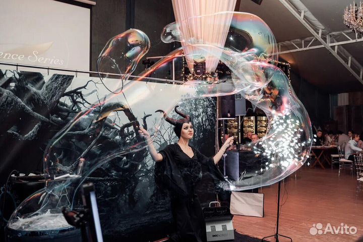 Шоу мыльных пузырей для детей