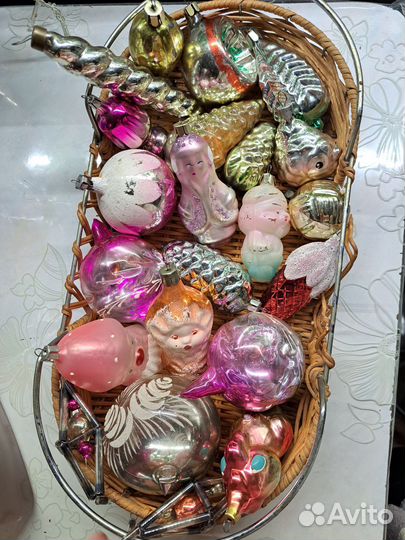 Елочные игрушки СССР