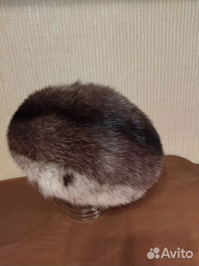 Норковая шапка берет 56 58