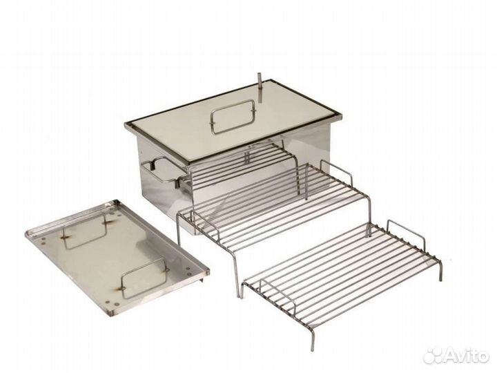 Коптильня нержавеющая сталь 2 мм 500*300*300