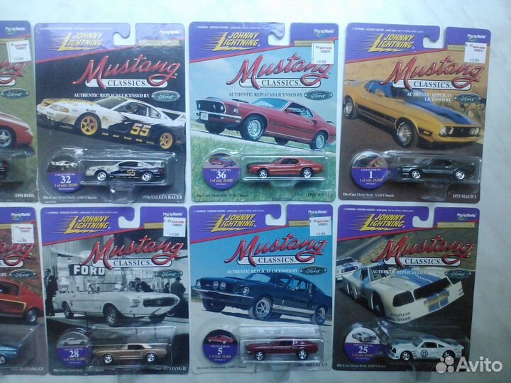 Johnny Lightning Mustang Classics и другие