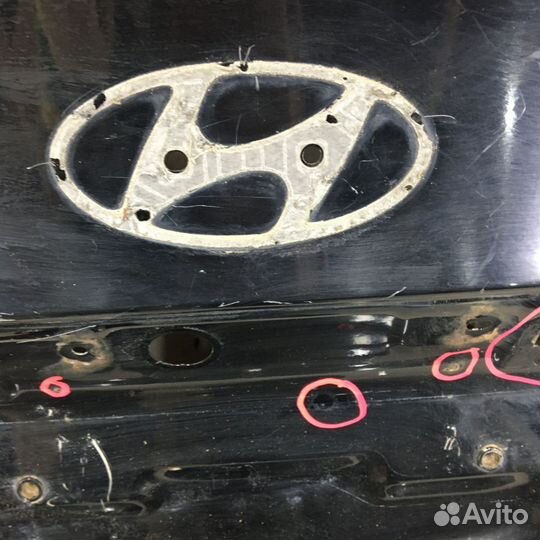 Крышка Дверь багажника Hyundai solaris