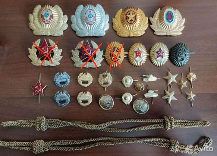 Кокарды, знаки, рант