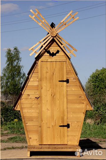 Дачный туалет деревянный TVP569