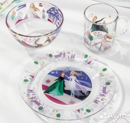 Набор посуды детский «Холодное сердце 2