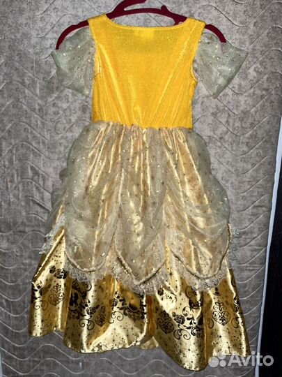 Платье принцессы Бэль новогодний костюм Бэль