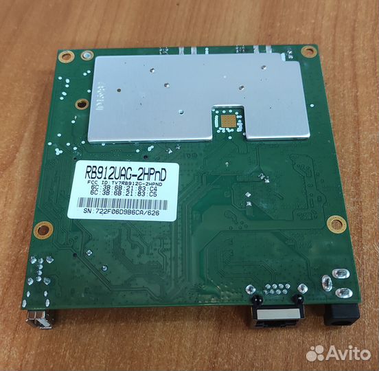 Mikrotik RB912UAG-2HPnD, WiFi роутер, minipci-e
