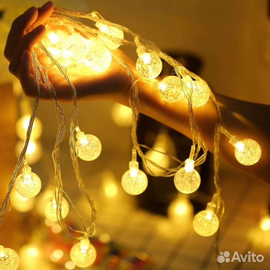 Гирлянда новогодняя шарики